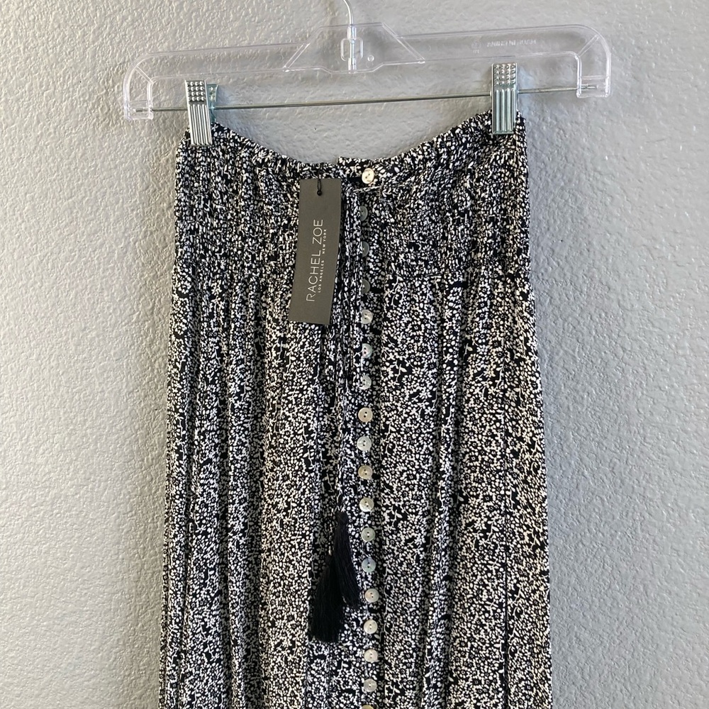 Rachel Zoe black midi skirt